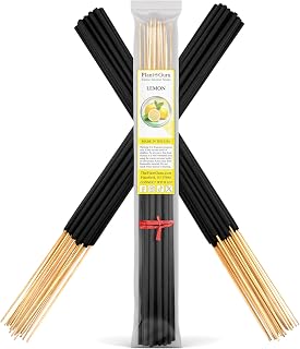 Lemon Exotic Incense Sticks Jumbo 19 Inch Long - Bulk 1 Bundle 27 to 30 Sticks - Natural 19" Extra Large with A Smooth Aroma That Burns for 3 to 4 Hours Each.