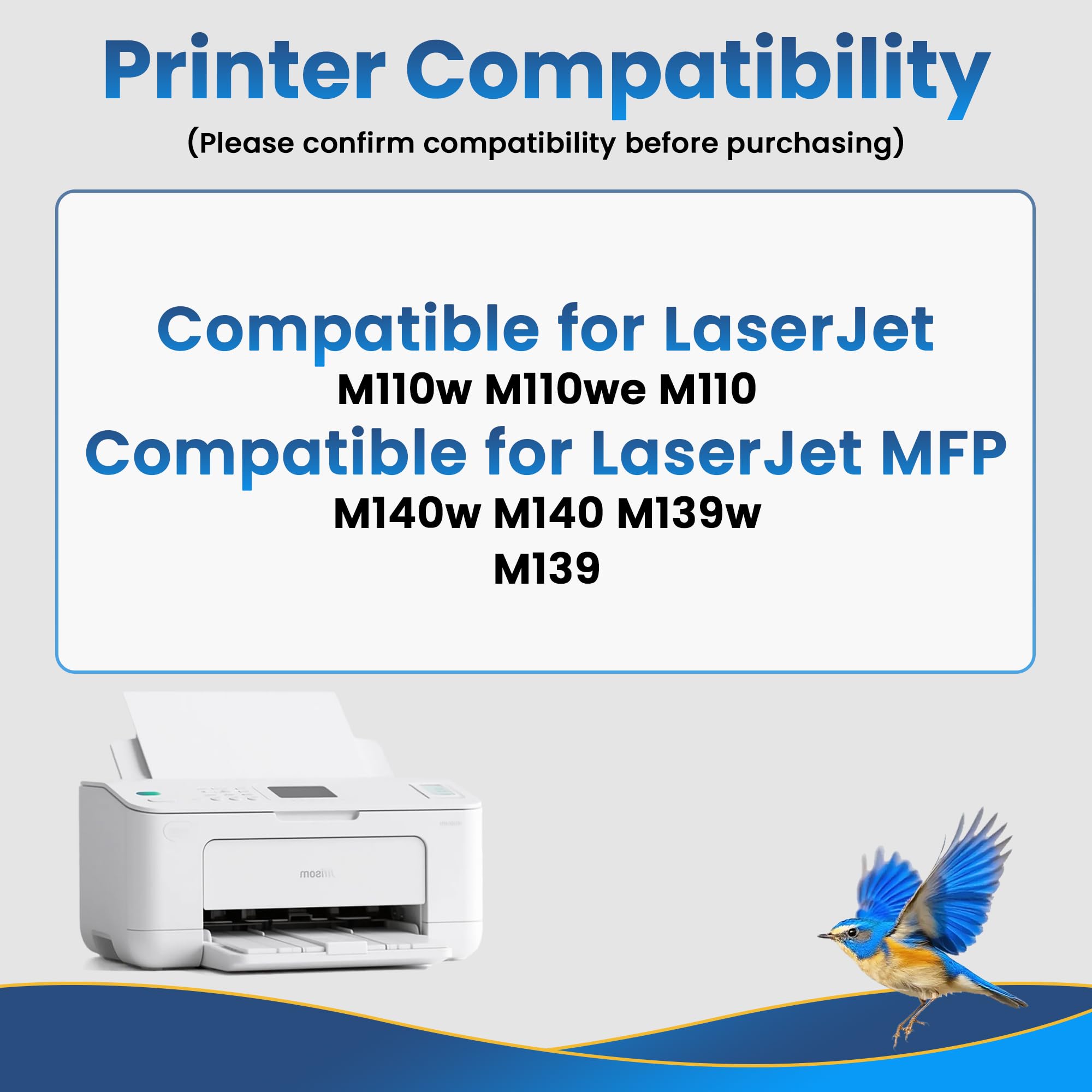 142A W1420A toner kompatybilny z HP 142A 142X W1420X czarny kompatybilny z HP LaserJet MFP M140w M110w M139w M140 M110 M139 drukarka (950 stron)
