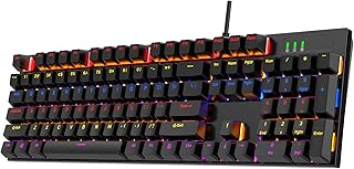 Wired Gaming Mechanical Blue-Switch Keyboard