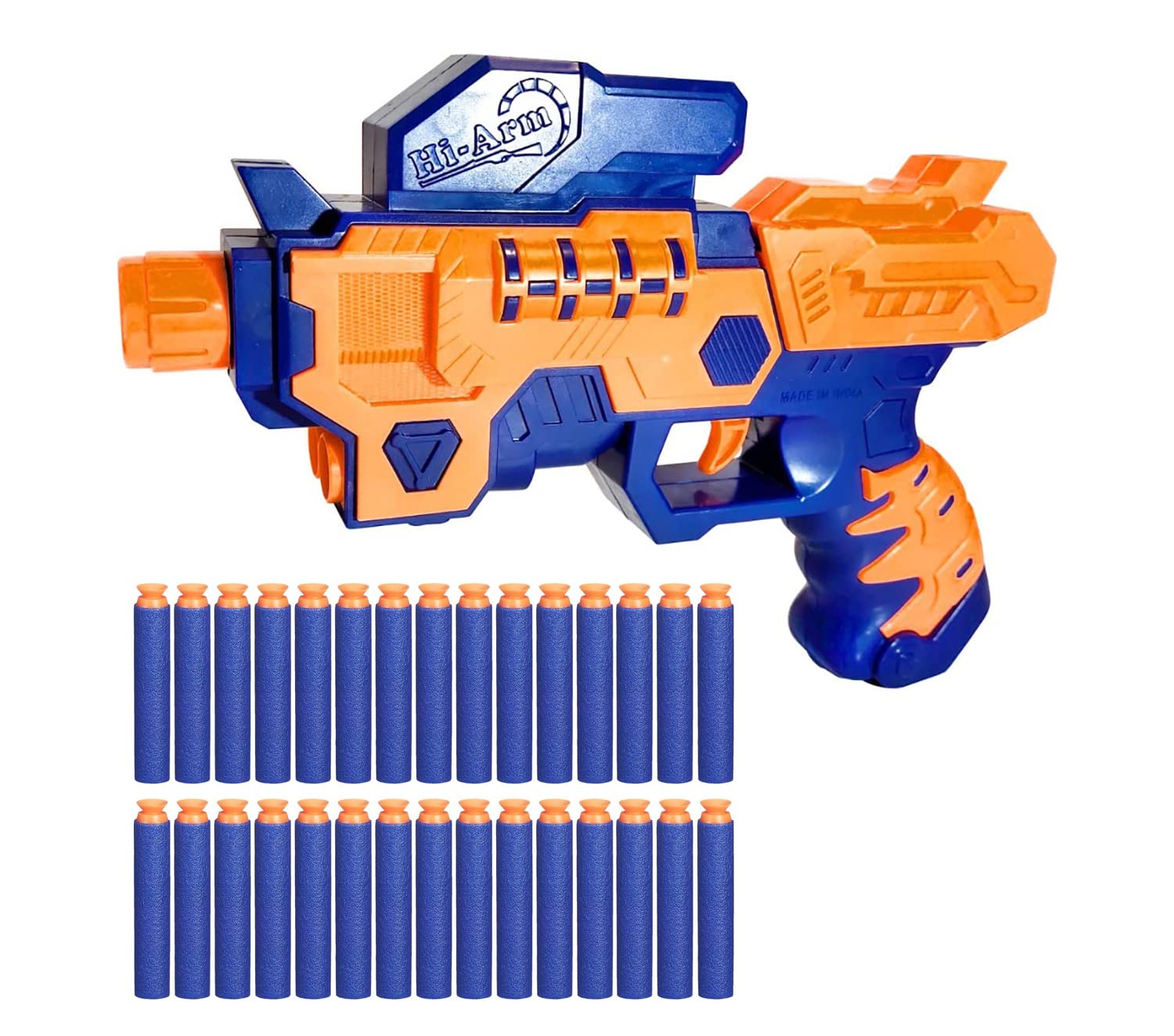 Magicwand® Plastic Foam Blaster Hi-Arm Gun with 30 Bullets 5 Yrs & Up Pack of 1 Gun Multi-Colored (B08BFZBHFJ) Amazon Price History, Amazon Price Tracker