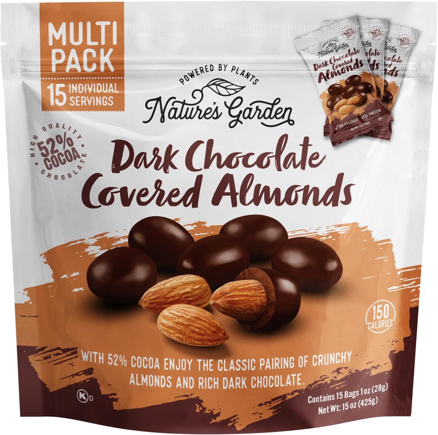 Yupik 60 Dark Chocolate Covered Almonds, 2.2 lb Grocery