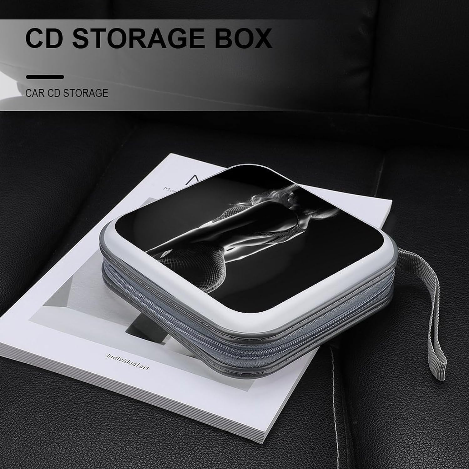 Light Shadow Aesthetics CD Case Wallet Portable DVD Holder Organizer Box image 5