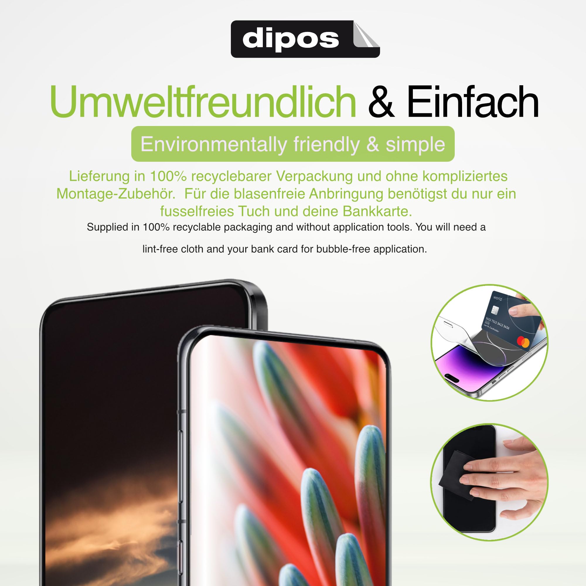 Dipos 2 Pellicole Protettive Antiriflesso Per Umidigi One - Opache, Anti-Impronta, Made In Germany