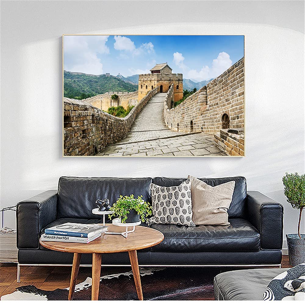 Kit peinture diamant 5D Grande Muraille cadeau idéal loisir créatif adulte 70x140cm