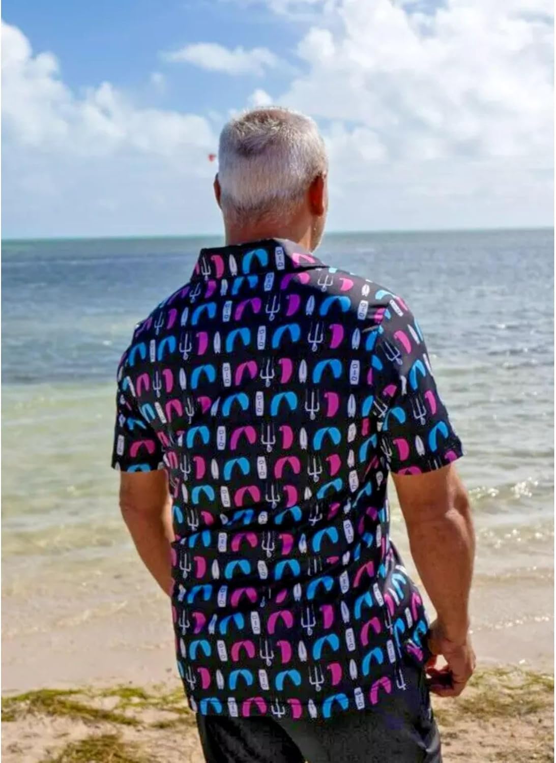 Kitesurfing Polo – Quick Dry, UV Protection, Moisture-Wicking Shirt for Men & Women – Black or White