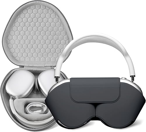 Miniatura 20 de Maxjoy para Apple Airpods Max Funda Inteligente, Funda Protectora de Cuero PU Suave Accesorios para Airpod Max con Modo de Suspensión, Funda de