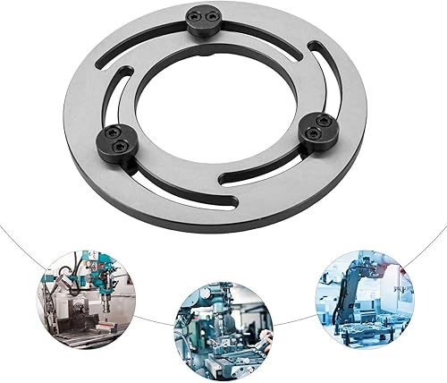 Miniatura 9 de Xuthusman Anillo de mandíbula de 3 mandíbulas 8 "Garra de presión hidráulica ajustable para CNC Torno Chuck Accesorios Acero