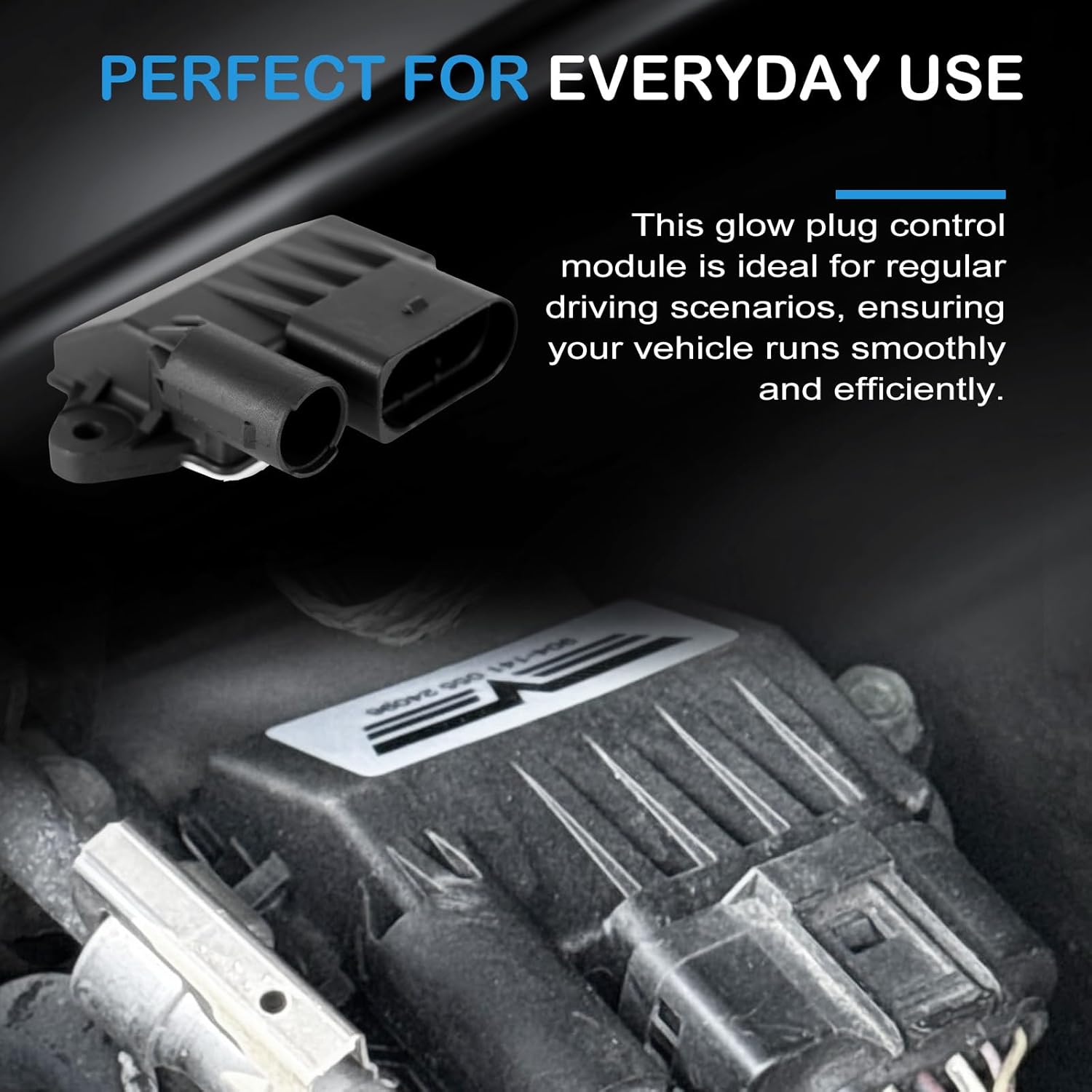 Diesel Glow Plug Controller Repalcement for Mercedes Benz E320 GL320 ML320 R320 Freightliner Sprinter 2500 3500 3.0L 6429005801 GSE114 Glow Plug Controller Relay