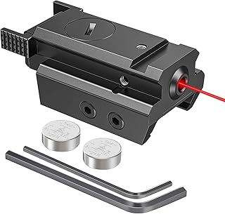 EZshoot Red Dot Laser Sight Tactical 20mm Standard Picatinny Rail for Pistol Handgun Gun Rifle