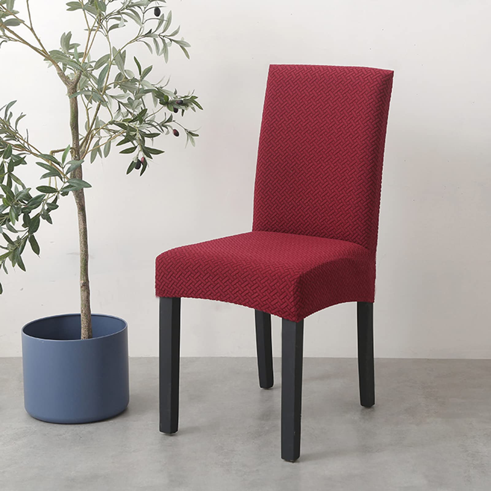 Housses de chaise extensible salle à manger lot de 2 housse protection universelle stretch