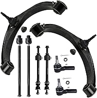 Vista 1641 de Detroit Axle - Kit de suspensión frontal de 8 piezas para Dodge Journey 2009-2015, 2 brazos de control inferiores, 2 rótulas, 2 varillas
