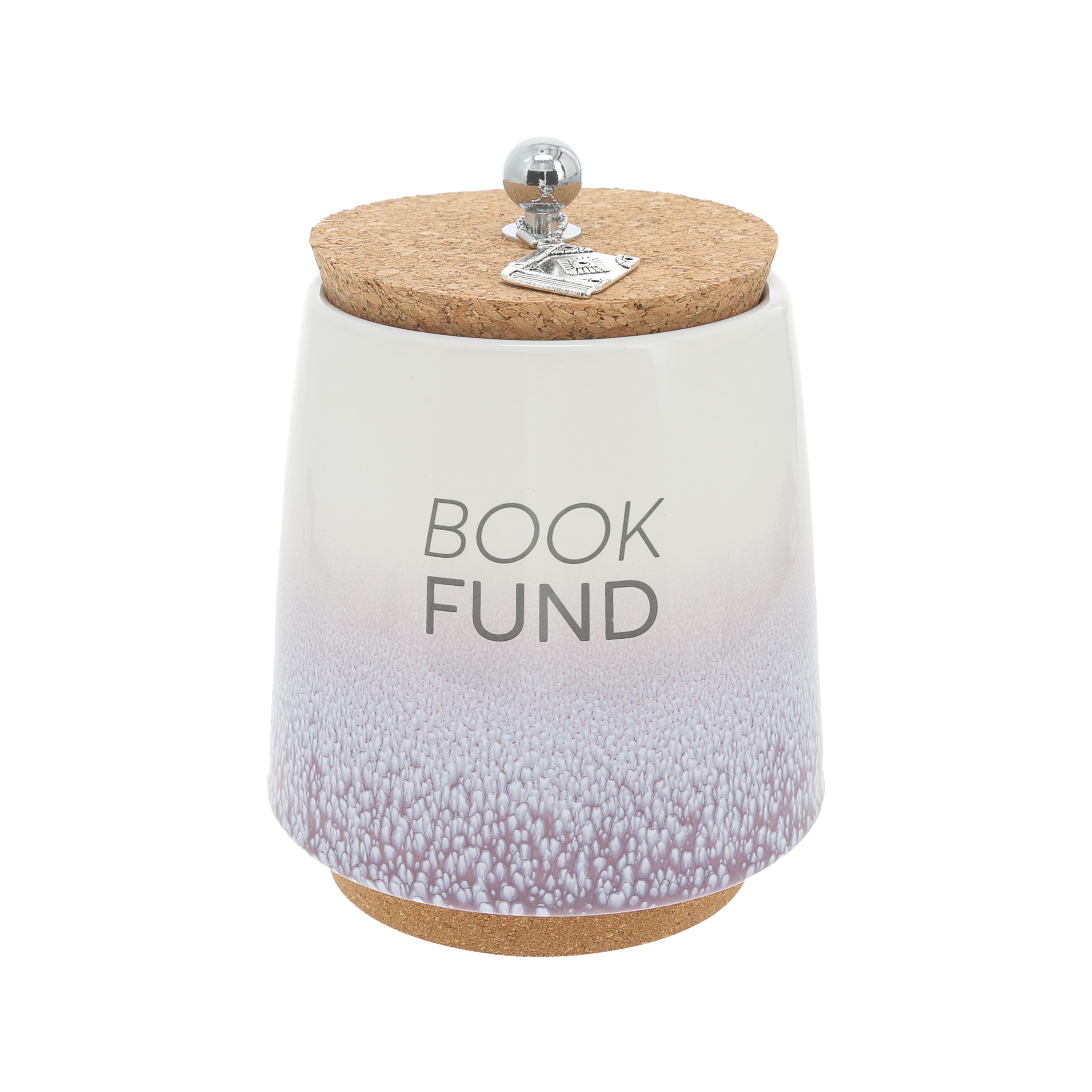 Hucha de cerámica de 6.5 pulgadas con diseño de libro Pavilion Gift para decoración