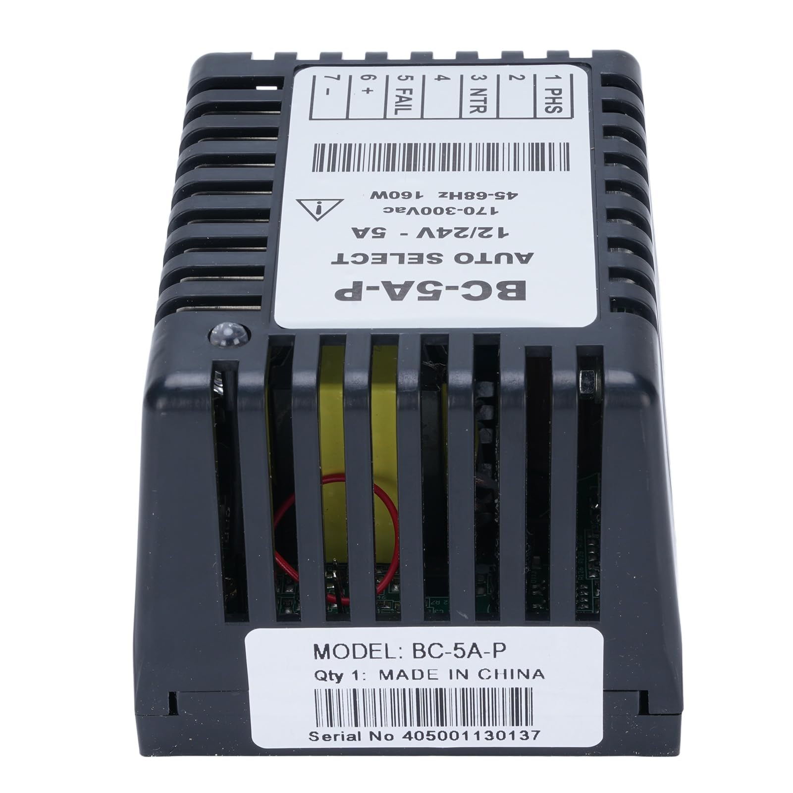 Tnfeeon Generator Ładowarka Akumulatorów Automatyczna, ABS PC Inteligentny moduł ładowania 12 V 24 V, Wskaźnik LED Zabezpieczenie Przed Przeciążeniem Automatyczne Wykrywanie Napięcia w Celu