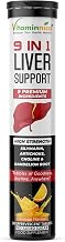 Vitaminnica 9-in-1 Liver Support- 20 Effervescent Tablets - Orange Flavour | Advanced Formula with Silymarin, Dandelion Root, Artichoke | Daily Wellness Formula