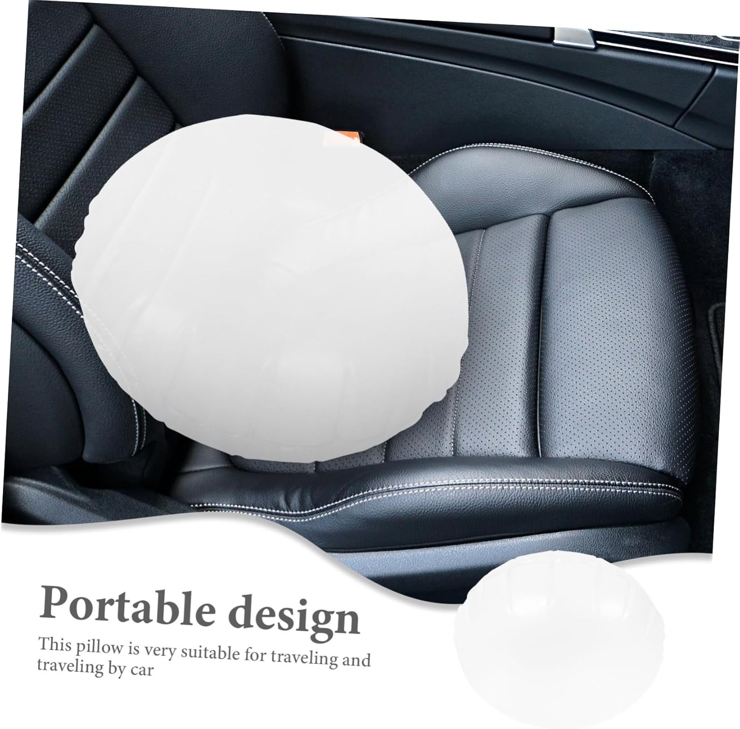 PRETYZOOM 4pcs Water-Resistant Inflatable Pillow Insert for Outdoor Camping Living Cushion