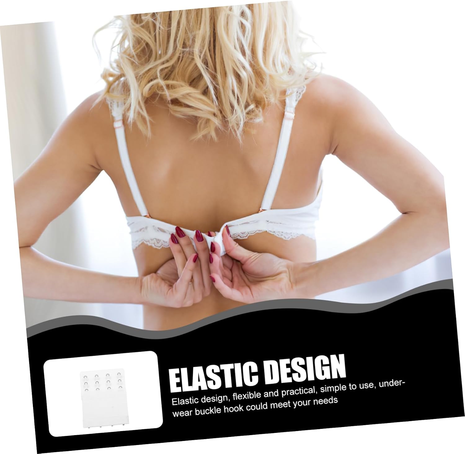 Veemoon Bra Extender Woman Bralettes for Women Plus Band Hooks Pads for Women Clear Straps for Strapless Dress