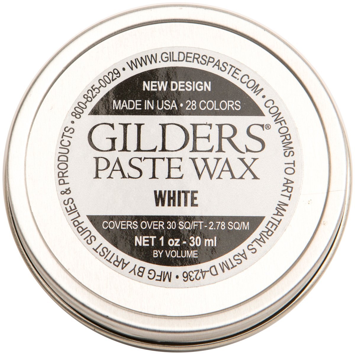 Baroque Art Gilders Paste, 1.0-Ounce, White