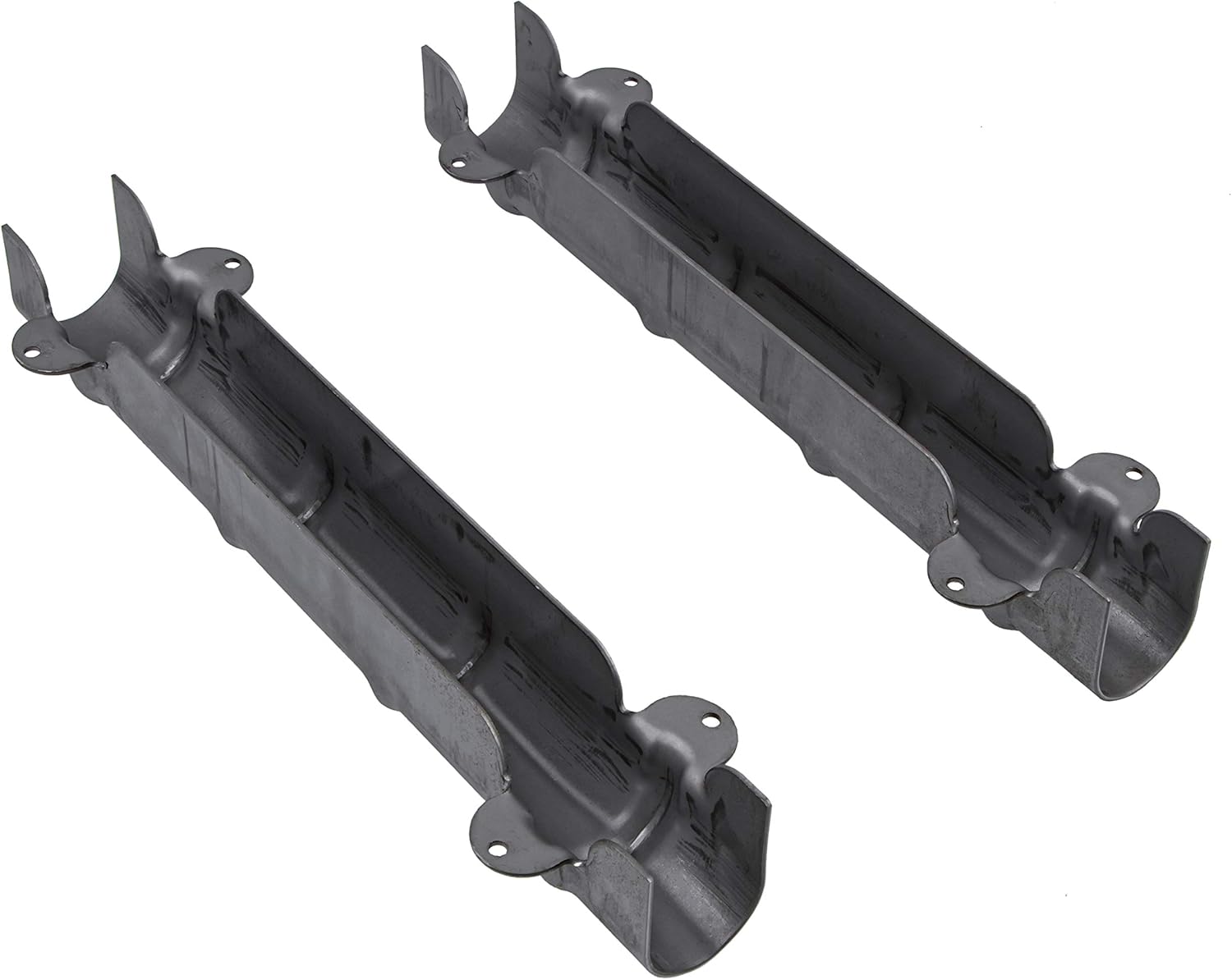 Ribbed Steel Mounting Side Brackets Compatible with Boone, McDougall Cabinets | Sold in Pairs | Antique Reproduction Hardware for Hoosier Type Kitchen Cabinet | UA-783-H