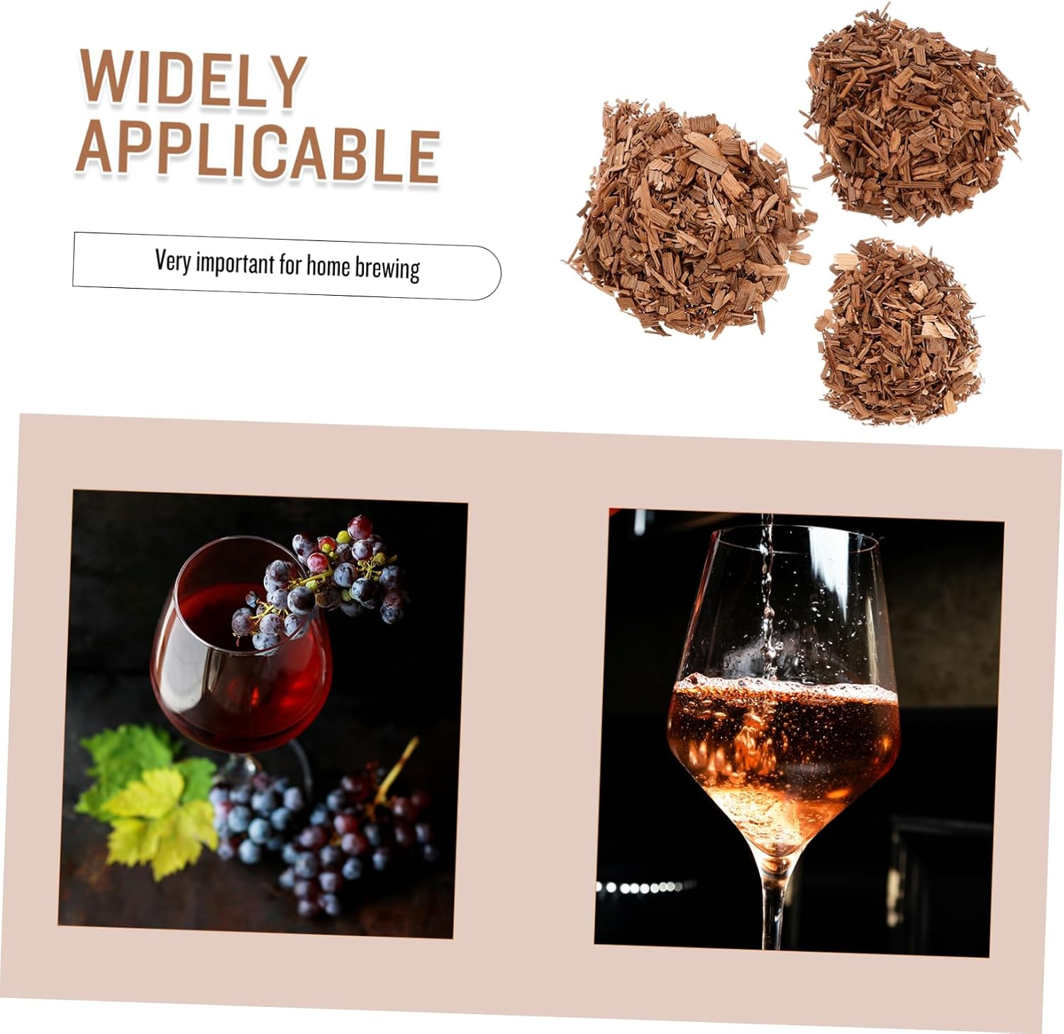Garneck 1pack Oak Chips for Wine Wine Making Accessory for Home Brewing for Flavor Enhancement and Aging