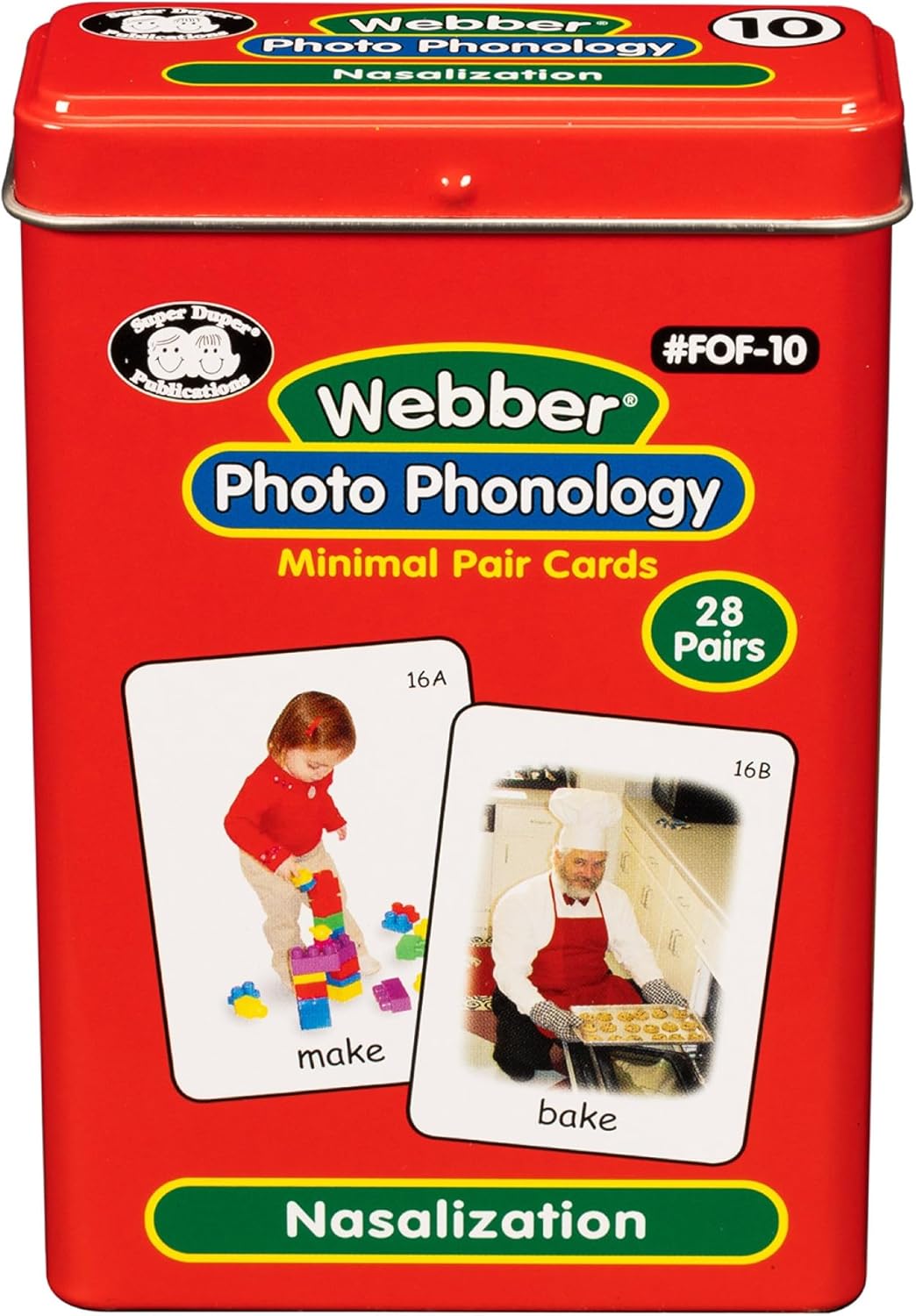 Super Duper Publications | Webber® Photo Phonology Nasalization Minimal Pair Card Deck | Educational Learning Resource for Children