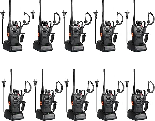 Miniatura 7 de BAOFENG 888S walkie talkies para adultos, radio profesional de 16 canales (2 unidades) 2-Negro -,Arándano,Púrpura oscuro