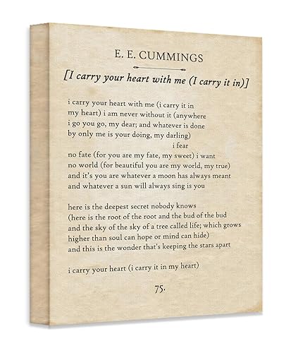 Vista 17 de To Be Nobody But Yourself - E.E. Cummings 11x14 Unframed Motivational Wall Art - Literature Book Posters for English Classroom, Home Office or