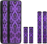 Vista 22 de 6 fundas para manija de puerta de refrigerador de Acción de Gracias, cubierta de manija de nevera de otoño, hoja de arce, protector de manija