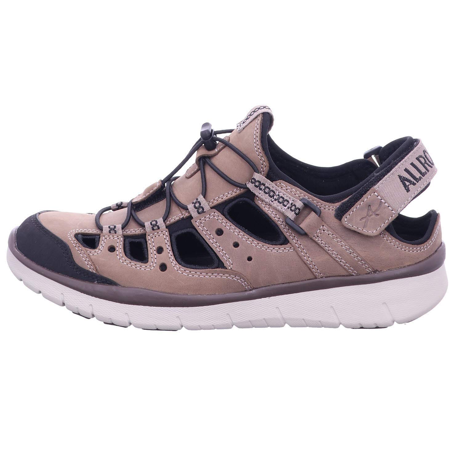 Mephisto Allrounder Men\'s Maroon Praline Nubuck Leather Sandal Allrounder By Mephisto Maroon Praline Nubuck 44 5 Us Mens  main image 3