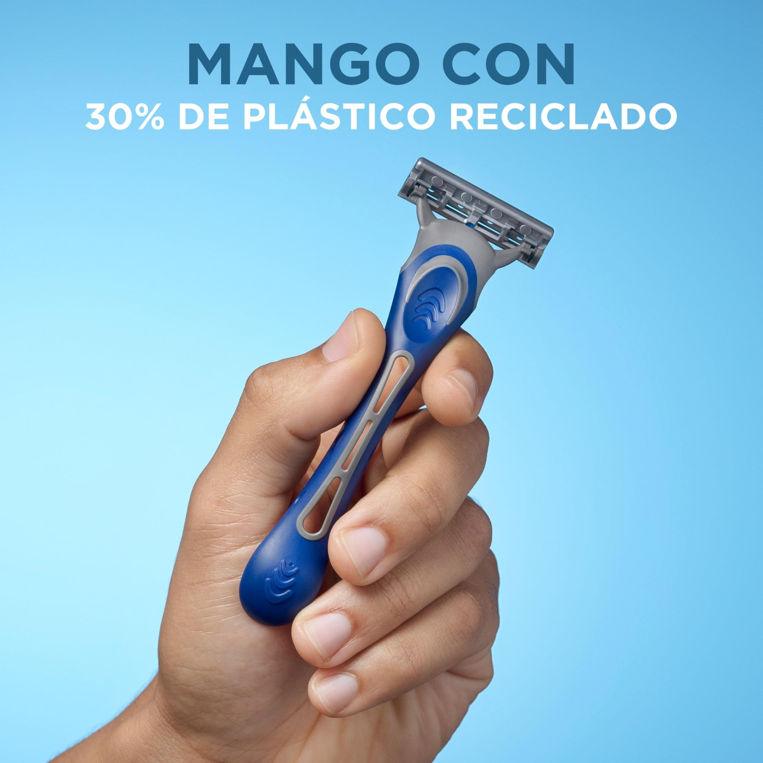 Wilkinson Sword Extra 3 Essential - Pakiet 4 + 2 jednorazowych maszyn z opaską smarującą Aloe Vera - Optymalne do pielęgnacji i gładkości twarzy