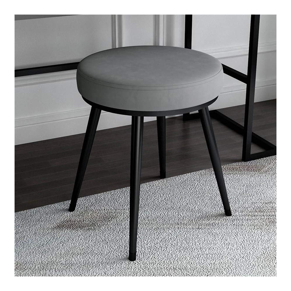 Tabouret à Chaussures Gain de Place avec Assise en Métal pour Entrée