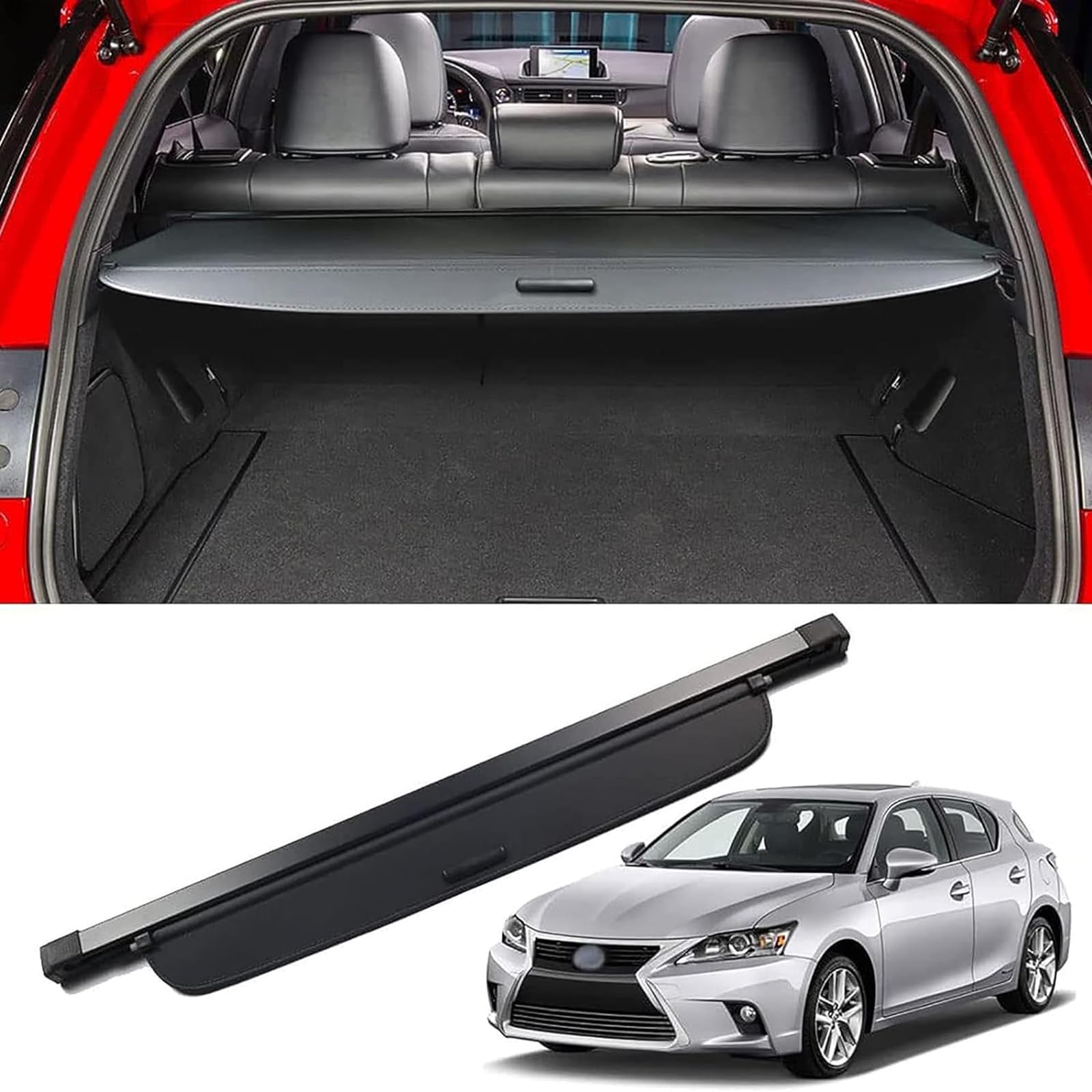 Amazon.com: DRITXOQB Car Retractable Cargo Cover for Lexus CT200H