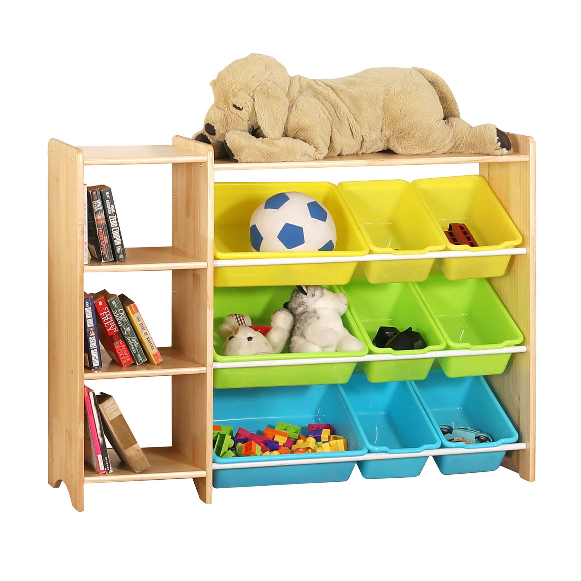 Toy Shelves With Bins Decor For You
