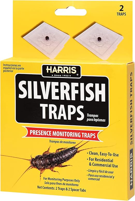 Harris Silverfish Killer Traps for Indoor, 2Pack Amazon.ca Patio