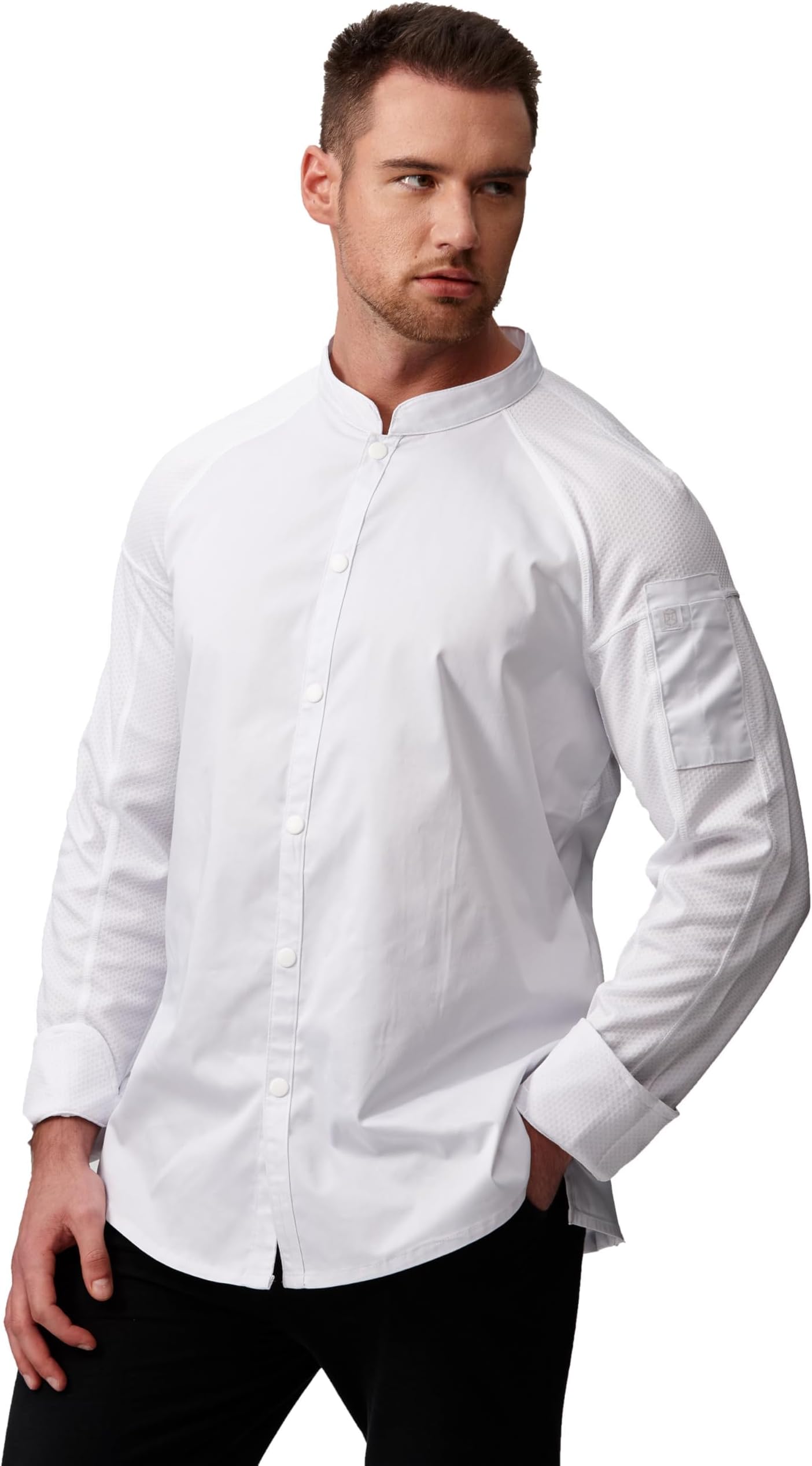 Men's Chef Coat Long Sleeves Chef Jackets 29152M