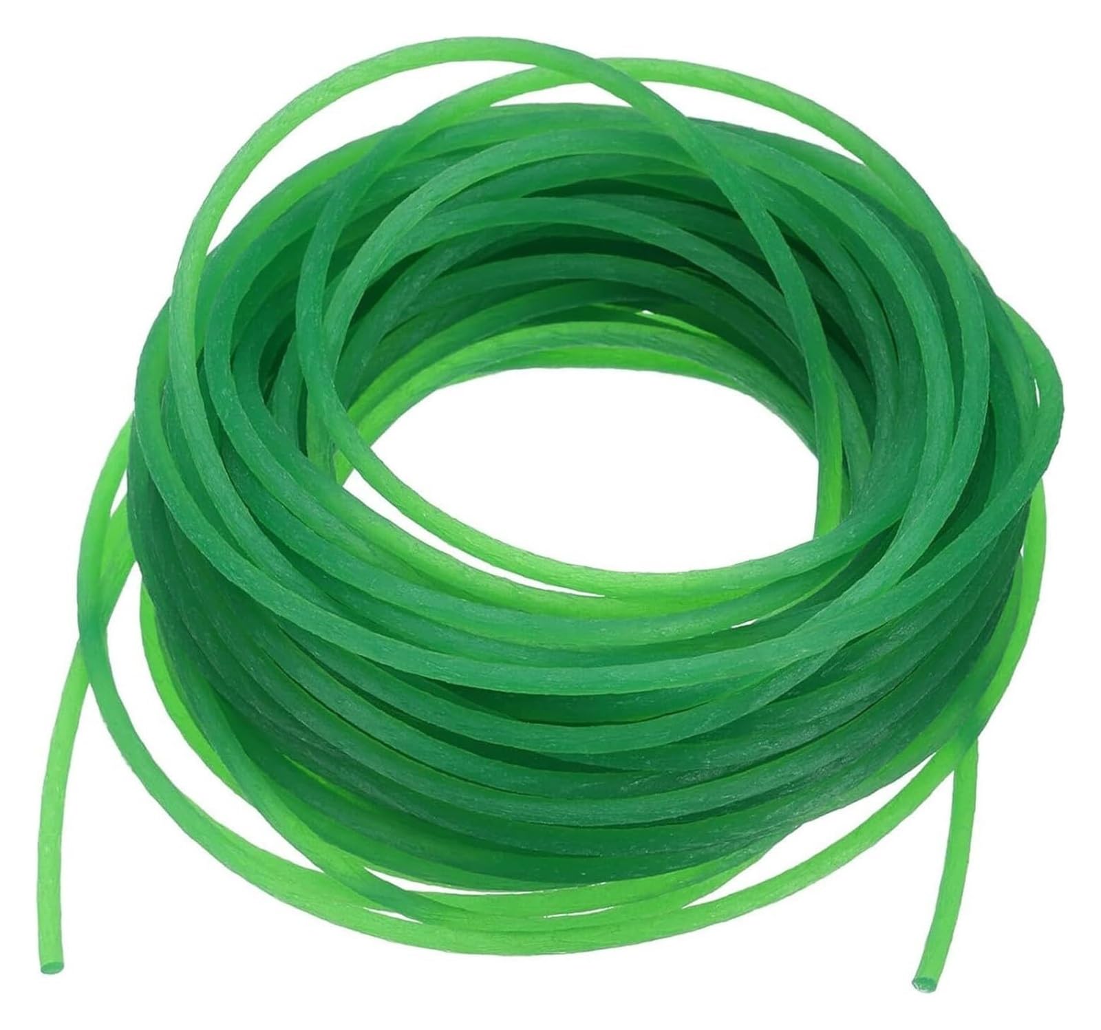 Okrągły pasek z poliuretanu, zielony PU, 10 metrów, średnica 4,5-6 mm(Diameter 6mm)