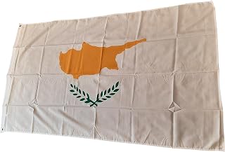 NWFlags Cyprus Flag 5ft x 3ft 75d Premium Polyester Suitable For Flagpoles