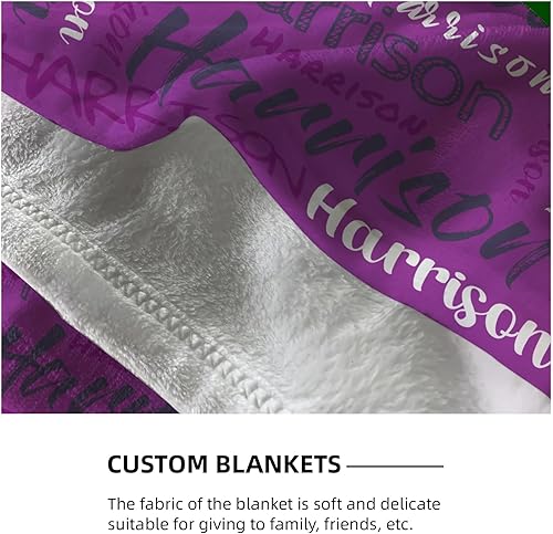 Miniatura 10 de xsdnb Manta de bebé personalizada con nombre para niños, manta personalizada para niños, manta para niños pequeños para guardería, mantas