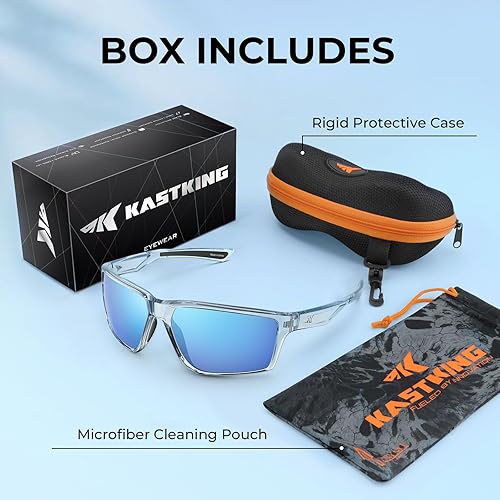 Miniatura 7 de KastKing Osage - Gafas de sol deportivas polarizadas para hombres y mujeres, ideales para conducir, pescar, ciclismo, correr, protección UV