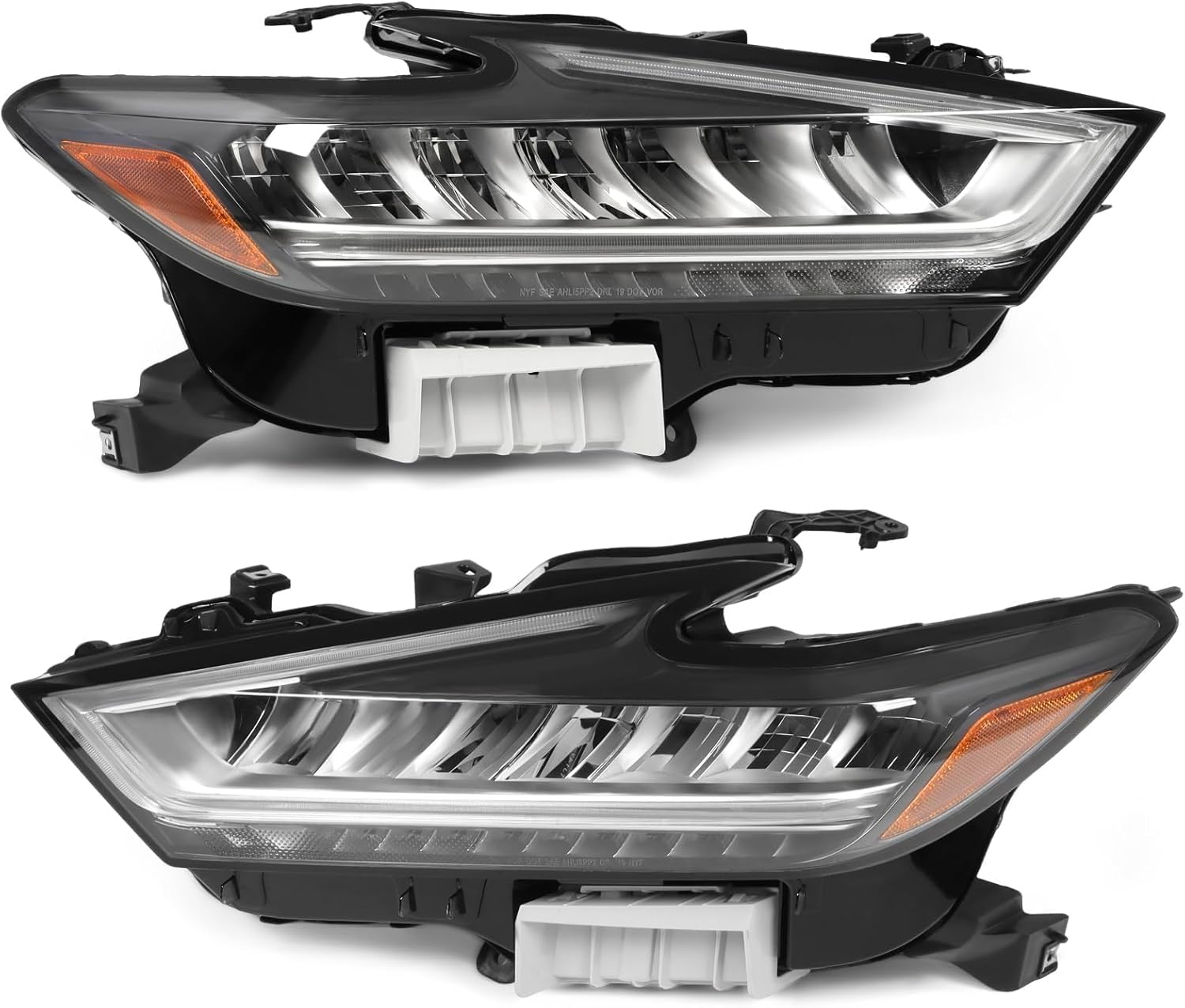 Pair Headlight Compatible with 2019-2021 Maxima S SL SR SV Platinum Headlamp NI2502269 NI2503269 (Left+Right)
