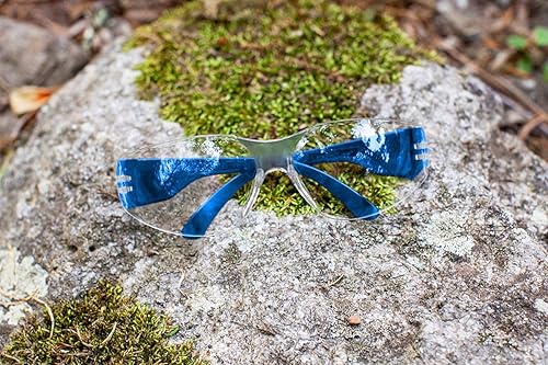 Miniatura 72 de SAFE HANDLER BISON LIFE Clear Lens Color Temple Safety Glasses One Size, Adult, Youth, Clear Protective Polycarbonate Lens Color Temple, Red, 96