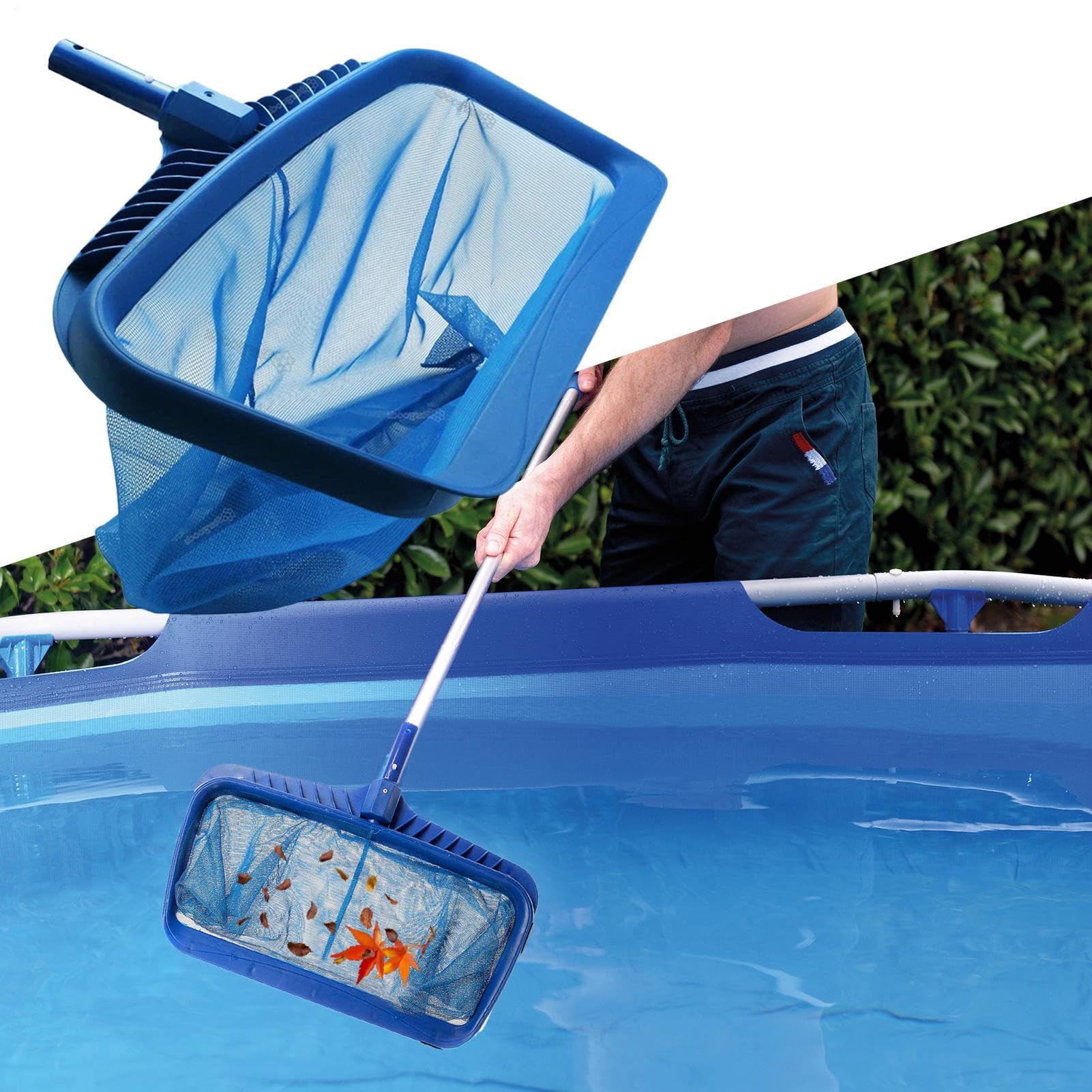 Red Skimmer Piscina Colador De Malla Fina Y Ligera | Red Skimmer De Hojas Para Piscina Para Mantenimiento En Estanques, Spa, Bañeras Hidromasaje, Lagos, Jardines, Hogar Y Equipo