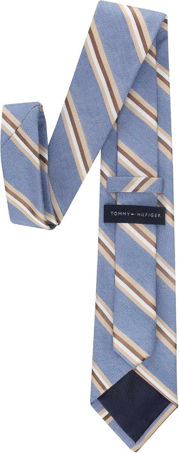 Tommy Hilfiger Men's Brooks Seasonal Stripe Standard Tie