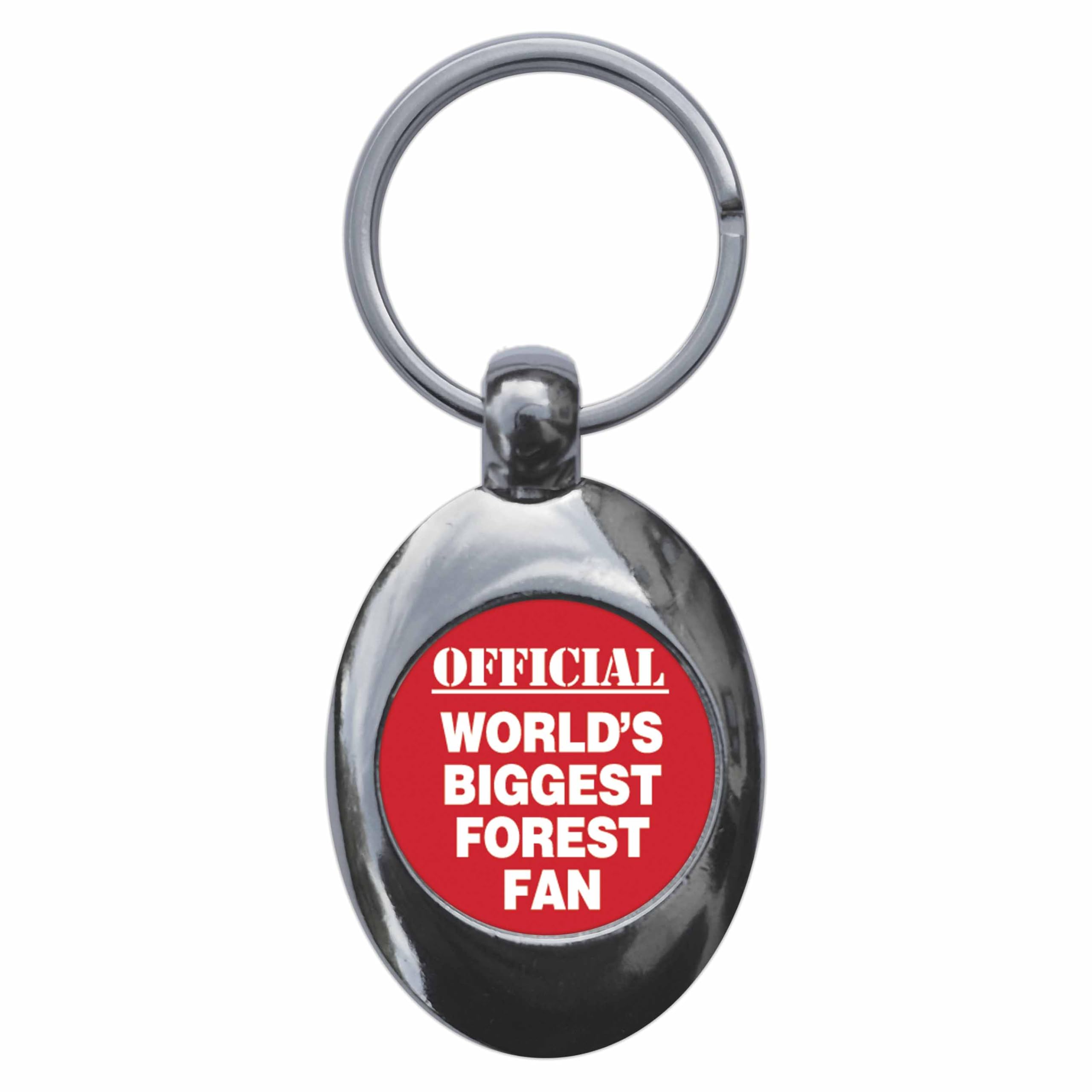 Ozorath World's Biggest Forest Fan Keyring Keychain With Trolley Coin