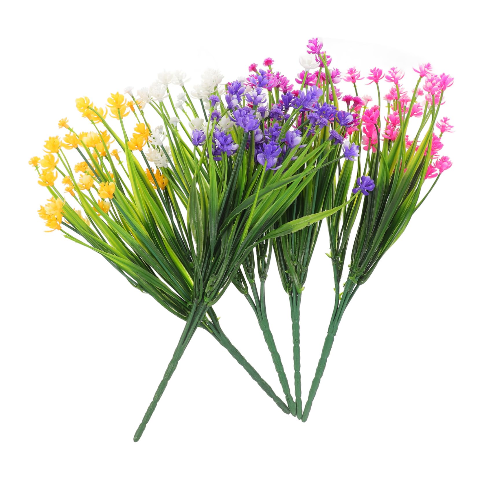 DECHOUS 20pezzi Bouquet Artificiali Decorazioni Per Matrimonio e Casa Faux Vividamente Per e Duraturo Per Camera e