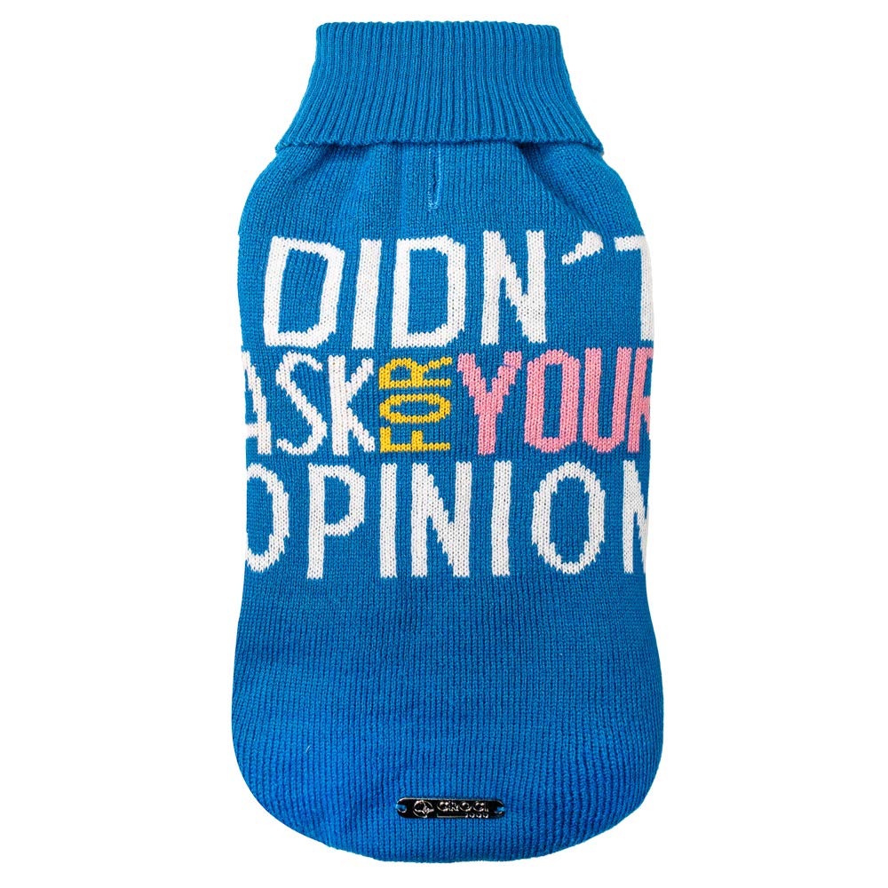 Pull Croci Opinion 40 cm tricot haut de gamme et léger pour petits chiens