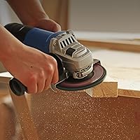 Vista 6 de WORKPRO - Juego de 10 discos de solapa, 4-12 pulgadas, tamaño de eje de 78 pulgadas, rueda amoladora abrasiva T29 de circonia y disco de lijado