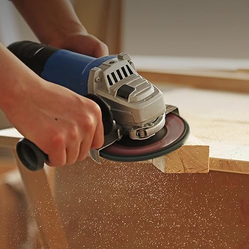 Miniatura 6 de WORKPRO - Juego de 10 discos de solapa, 4-12 pulgadas, tamaño de eje de 78 pulgadas, rueda amoladora abrasiva T29 de circonia y disco de lijado de