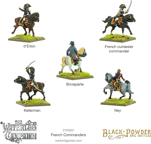 Miniatura 3 de Warlord Games Batallas épicas de polvo negro comandantes franceses napoleónicos 312402001