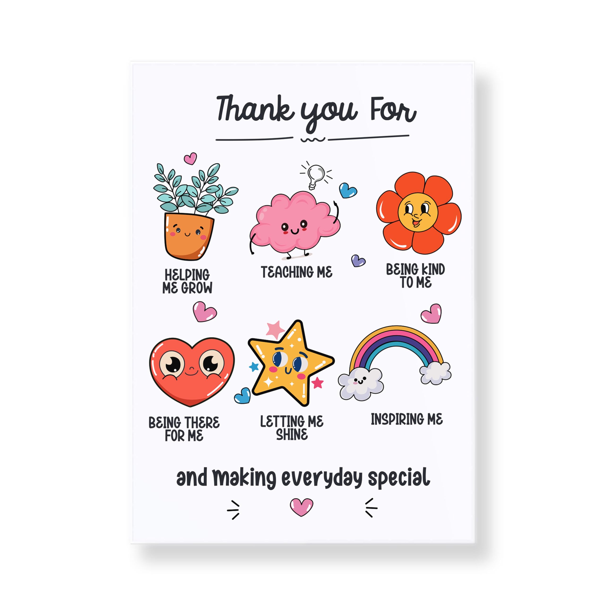 Oye Happy - Thank You Teacher Card | Appreciation Greeting Card for Teachers | Thank You Gift for Teacher-picture-28