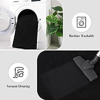 Vista 44 de Keeko Alfombras de área de 4 x 6 pies para sala de estar, alfombra suave y moderna de espuma viscoelástica para dormitorio, alfombra